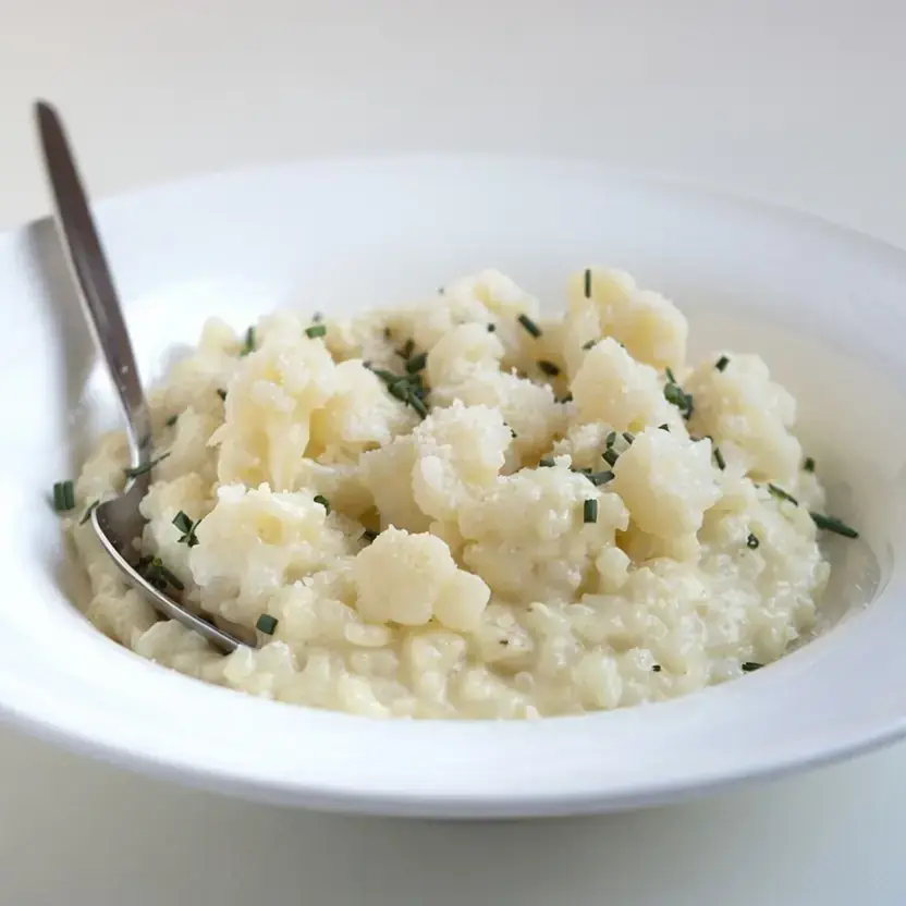 Blumenkohl-Risotto mit Parmesan