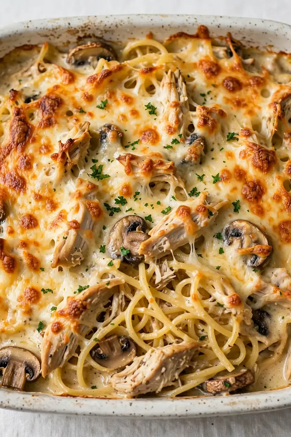 Cheesy Chicken Tetrazzini