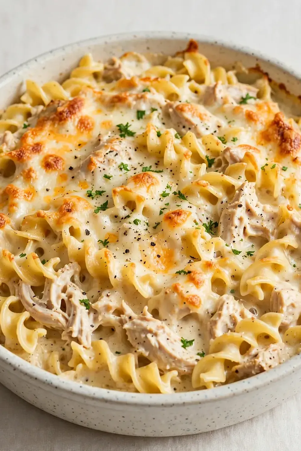 Creamy Chicken Noodle Bake