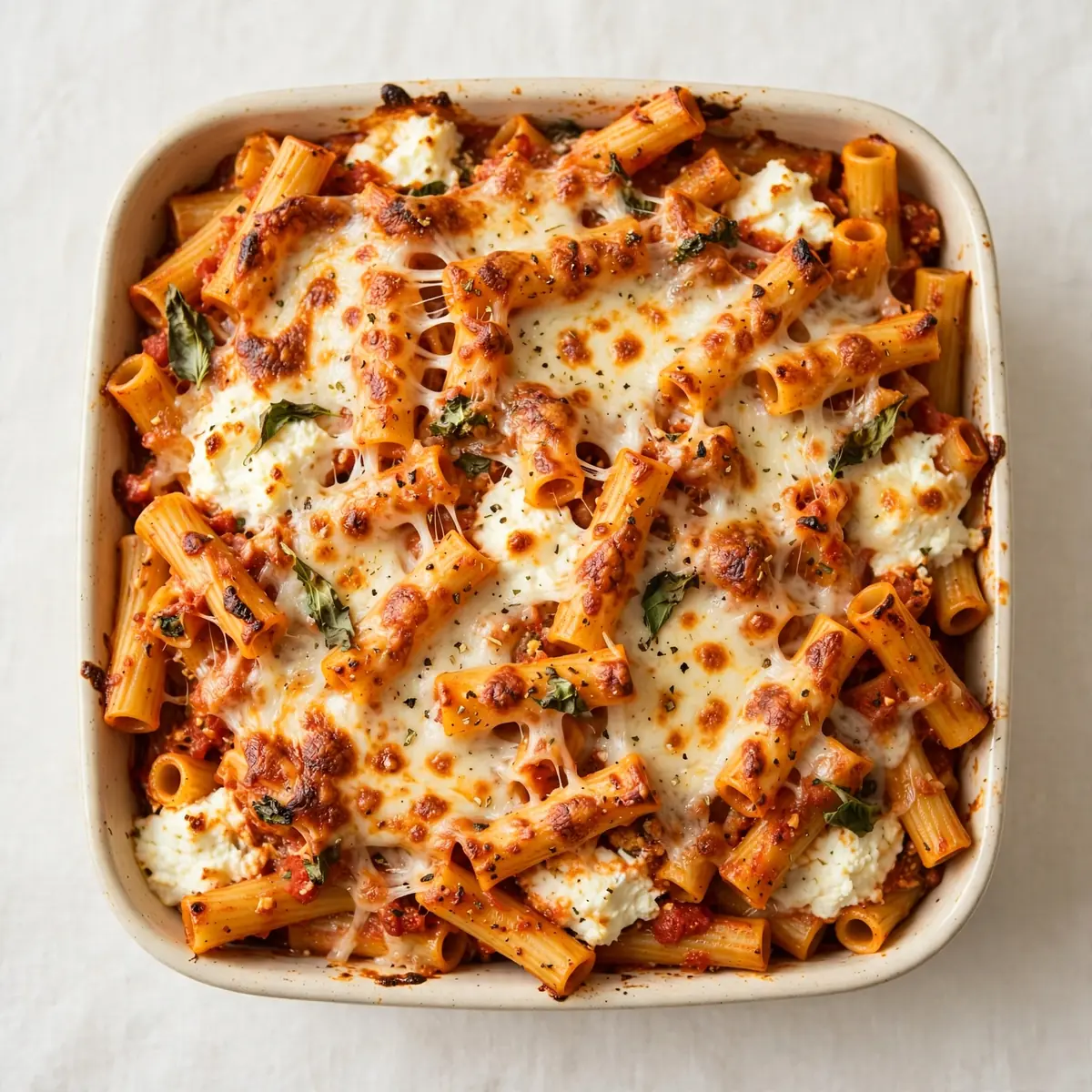 Budget-Friendly Gebackene Ziti Meal Prep