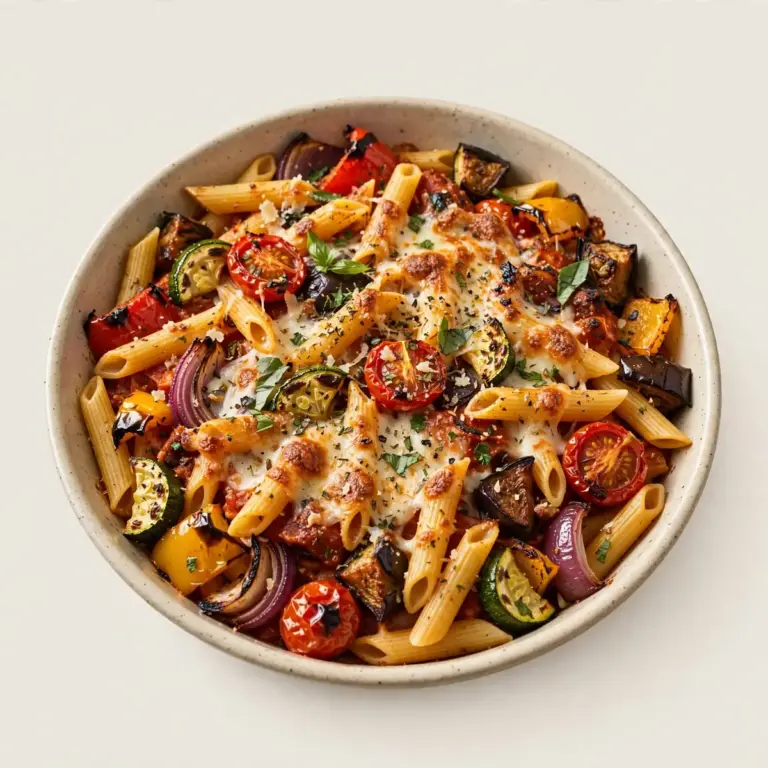 Budget-Friendly Ofengeröstetes Gemüse-Baked Penne für Meal Prep