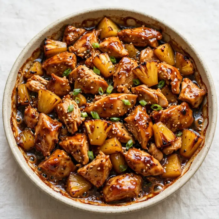 Budget-Friendly Teriyaki Chicken and Pineapple Bake für Meal Prep