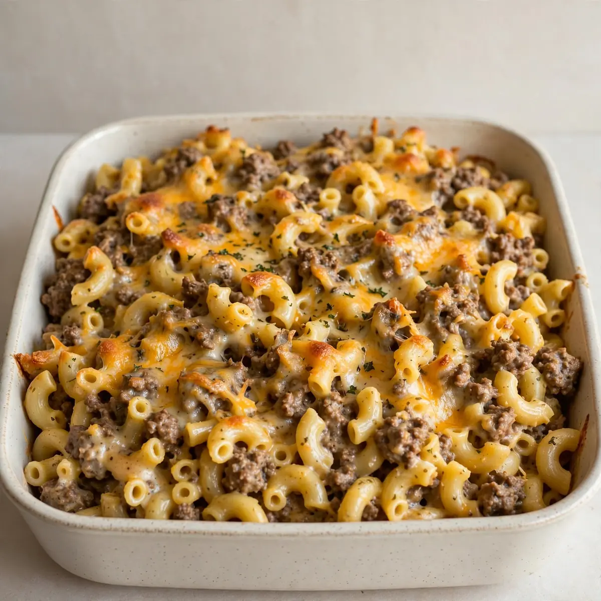 Budget-Hack Hamburger Helper Auflauf für Meal Prep