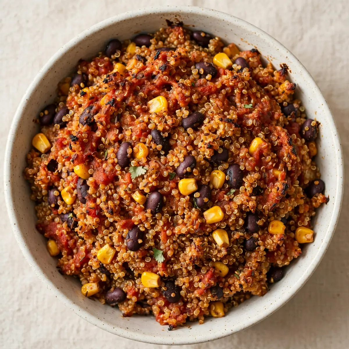 Budget-Mahlzeit: 5-Zutaten Mexican Quinoa Bake für 1€