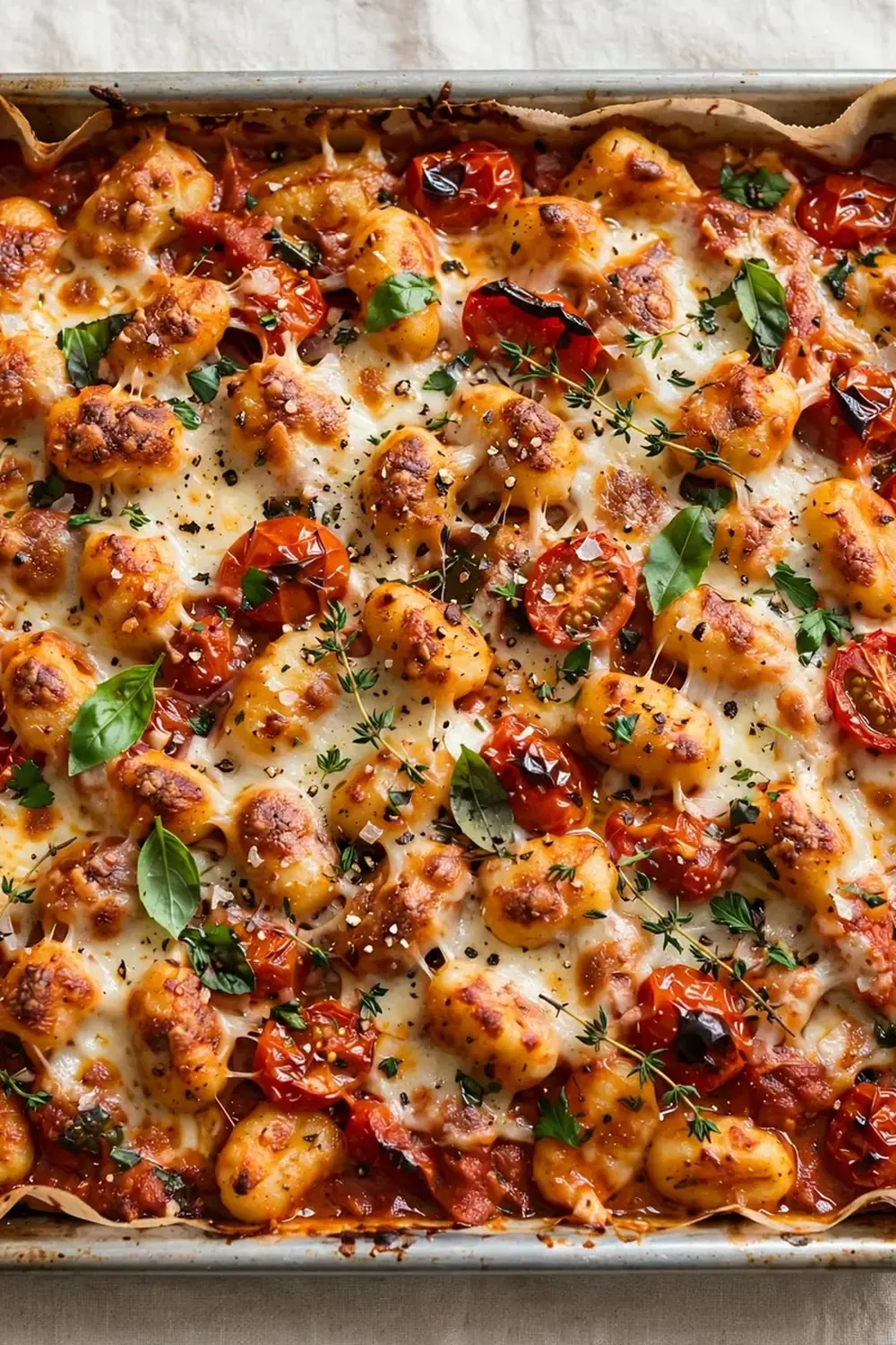 Sheet Pan Gnocchi Casserole
