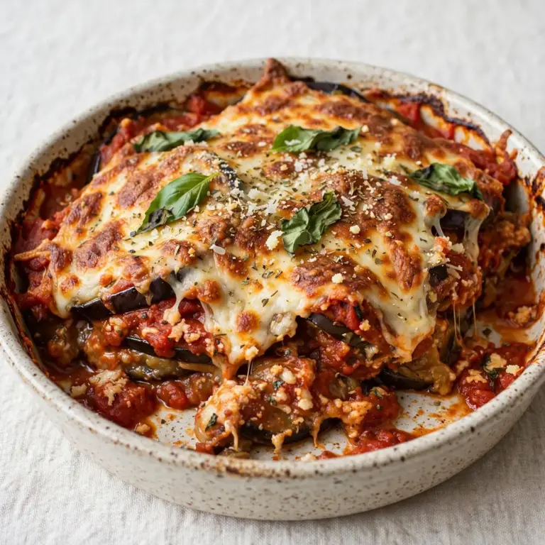 Budget Meal Prep: Gebackene Auberginen-Parmesan-Casserole