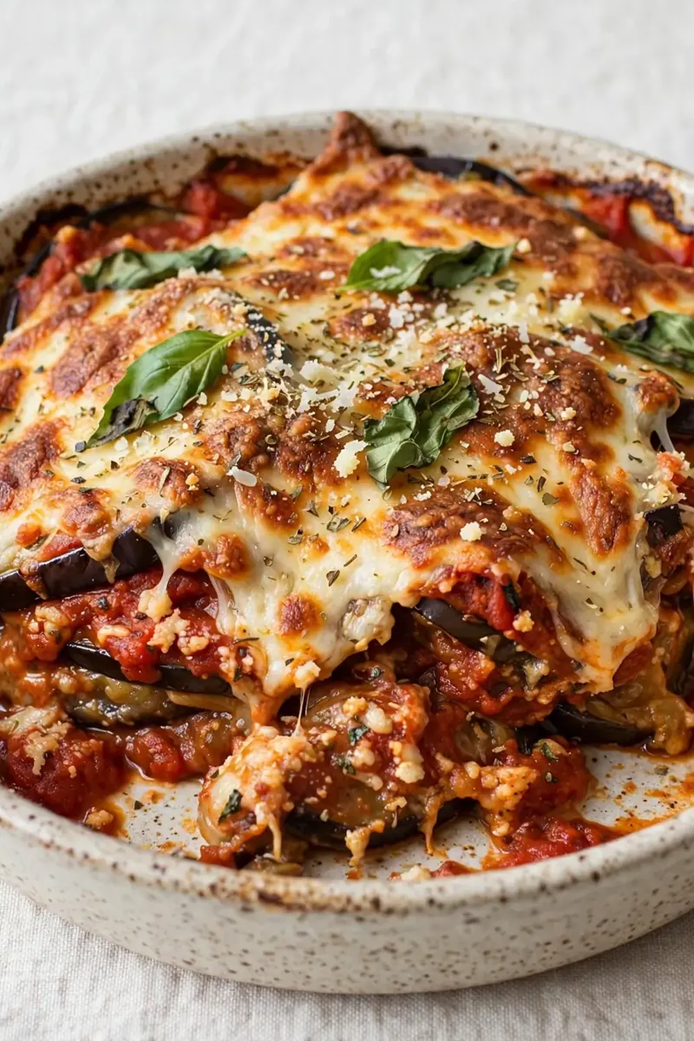 Baked Eggplant Parmesan Casserole