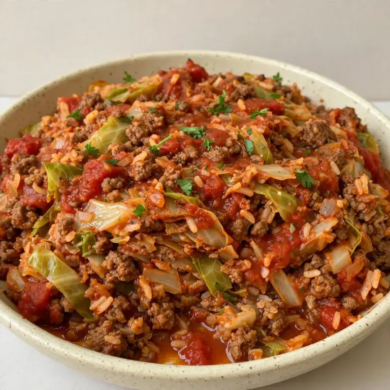 Budget Meal Prep: Gefüllte Kohlrouladen-Auflauf