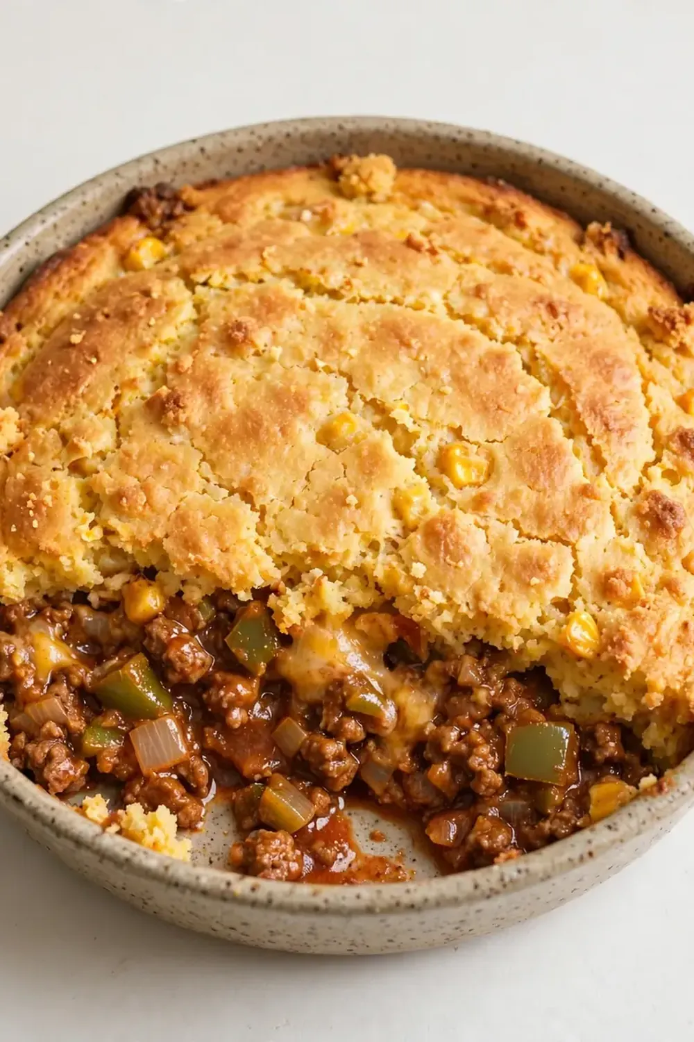 Sloppy Joe Cornbread Casserole