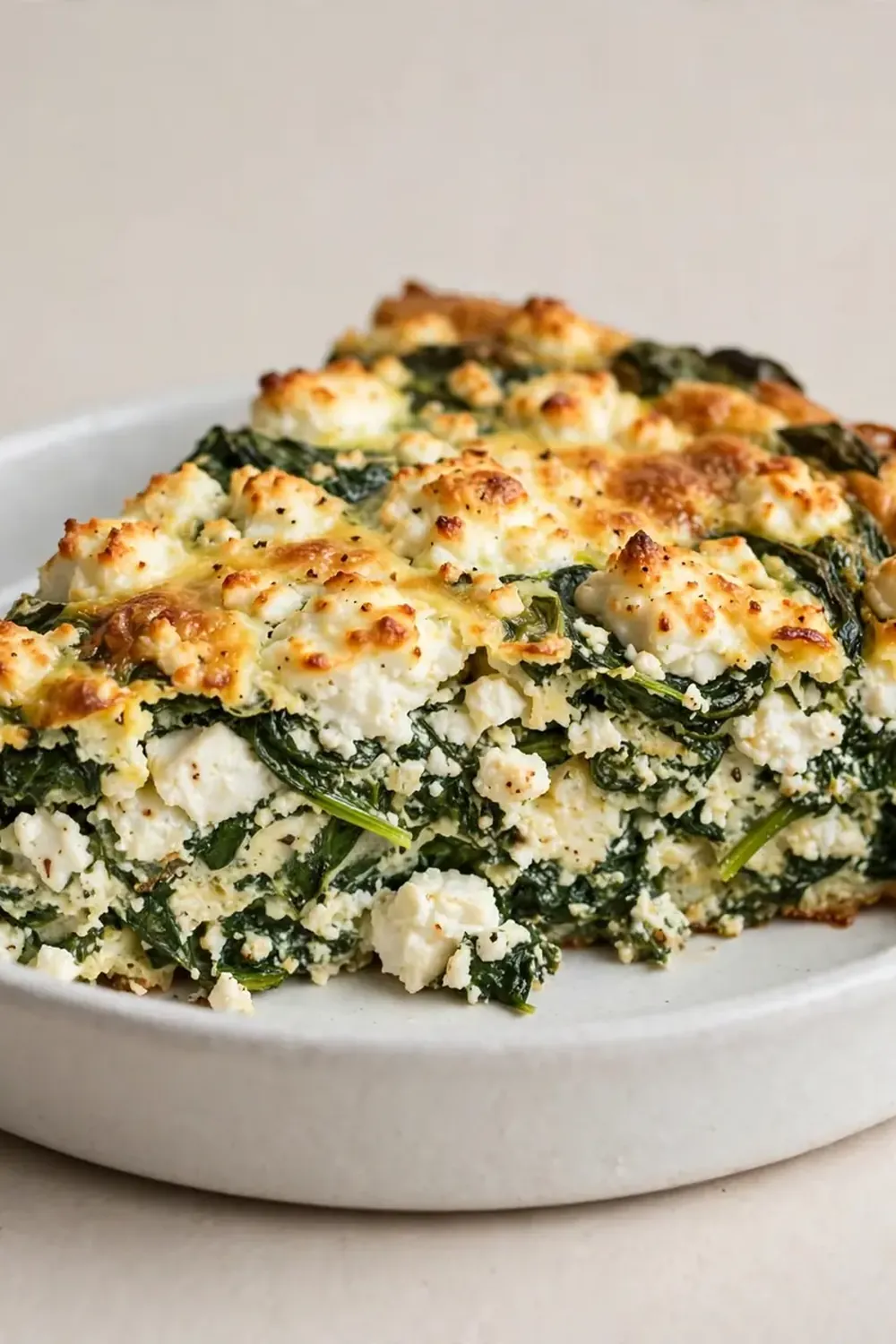 Spinach and Feta Egg Bake