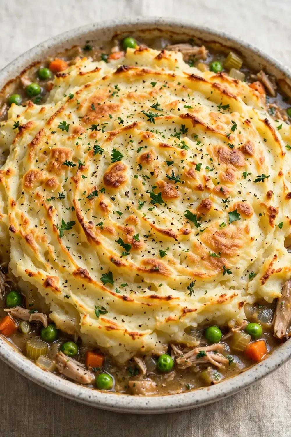 Traditional Turkey Shepherd's Pie