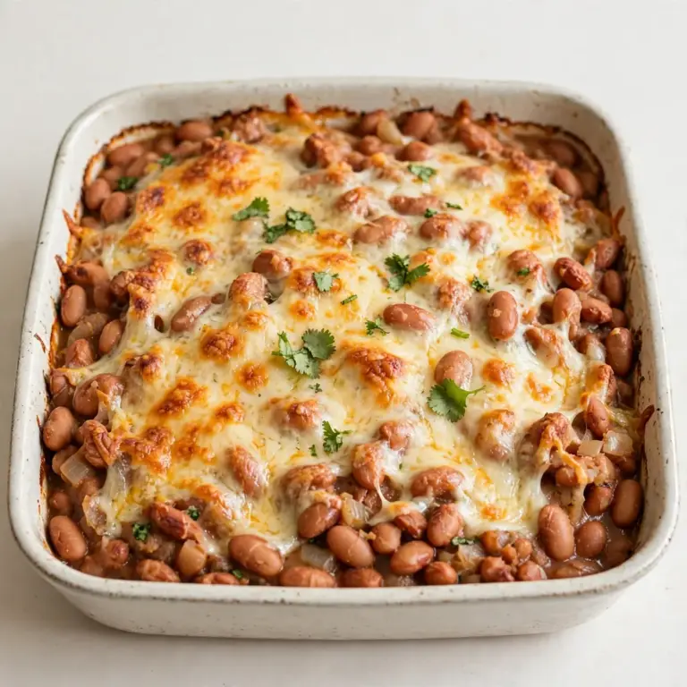 Budgetfreundlicher Bohnenauflauf für die Meal Prep Woche