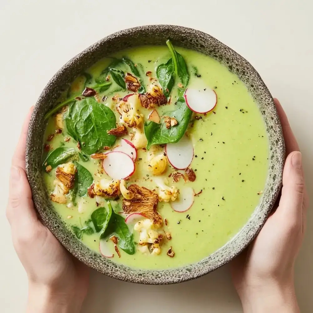 Cremige Blumenkohl-Kokos-Suppe