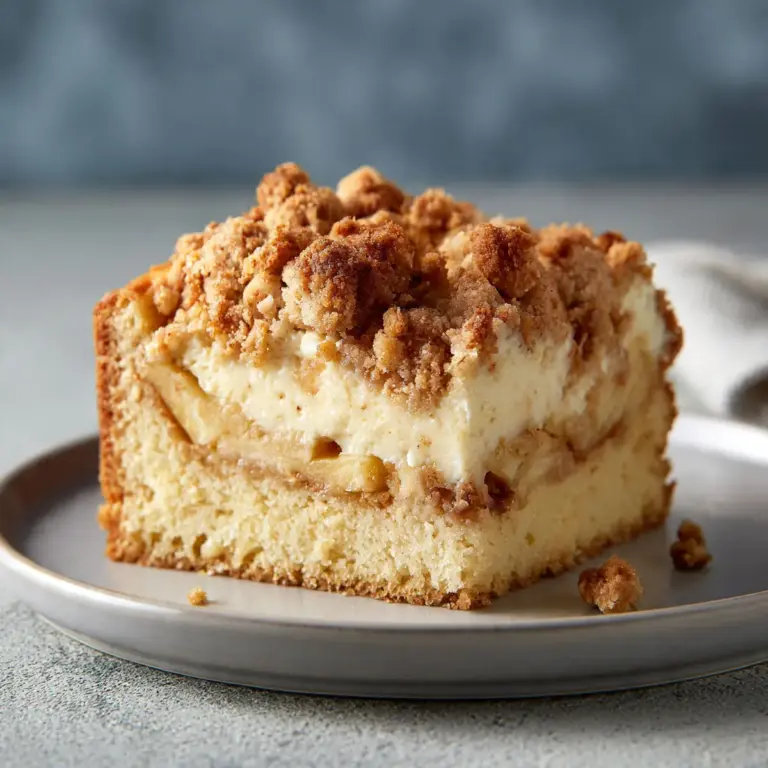 Cremiger Apple Crumble Cake – saftig & unwiderstehlich