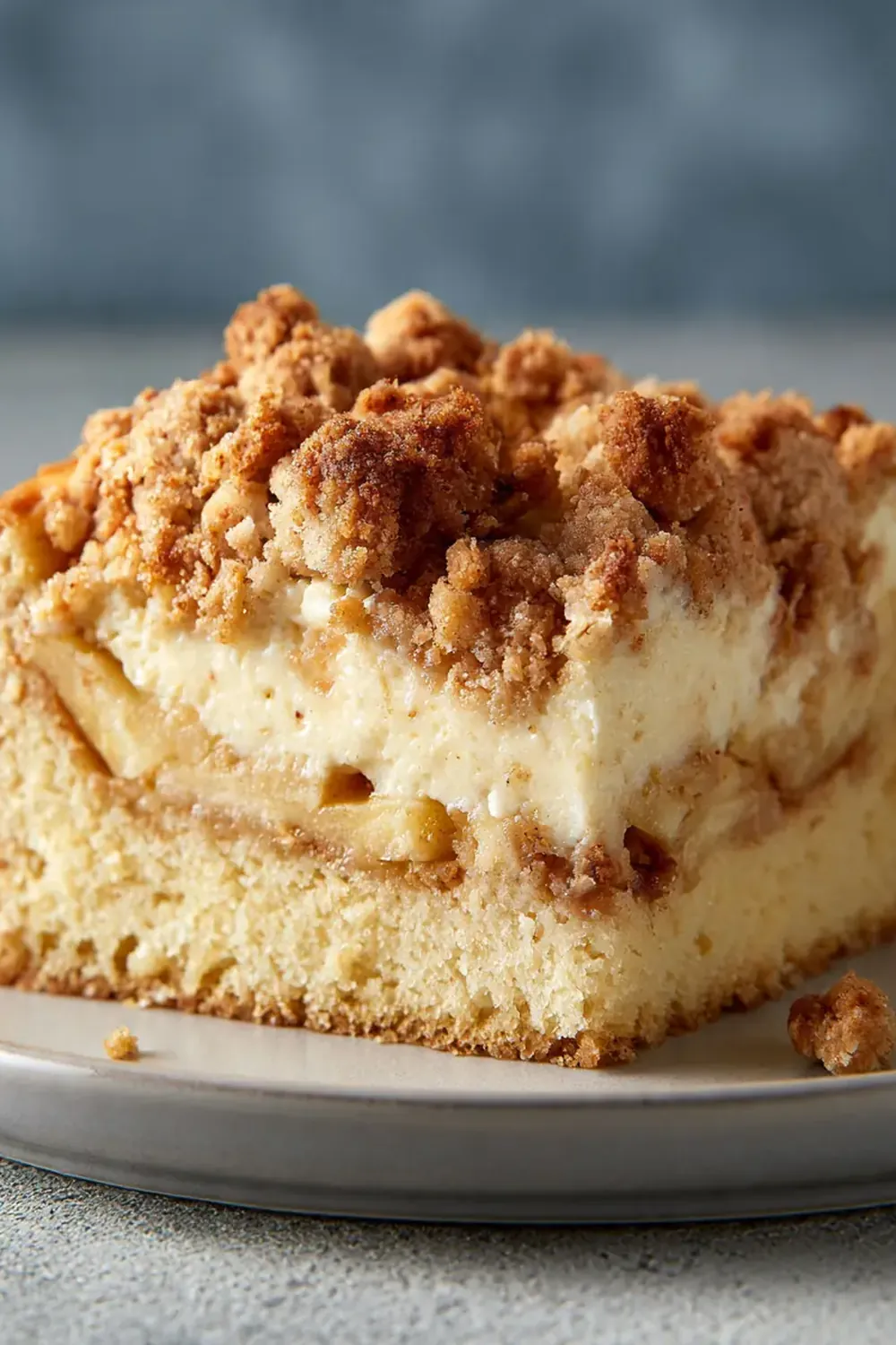 Creamy Apple Crumble Cake Recipe
