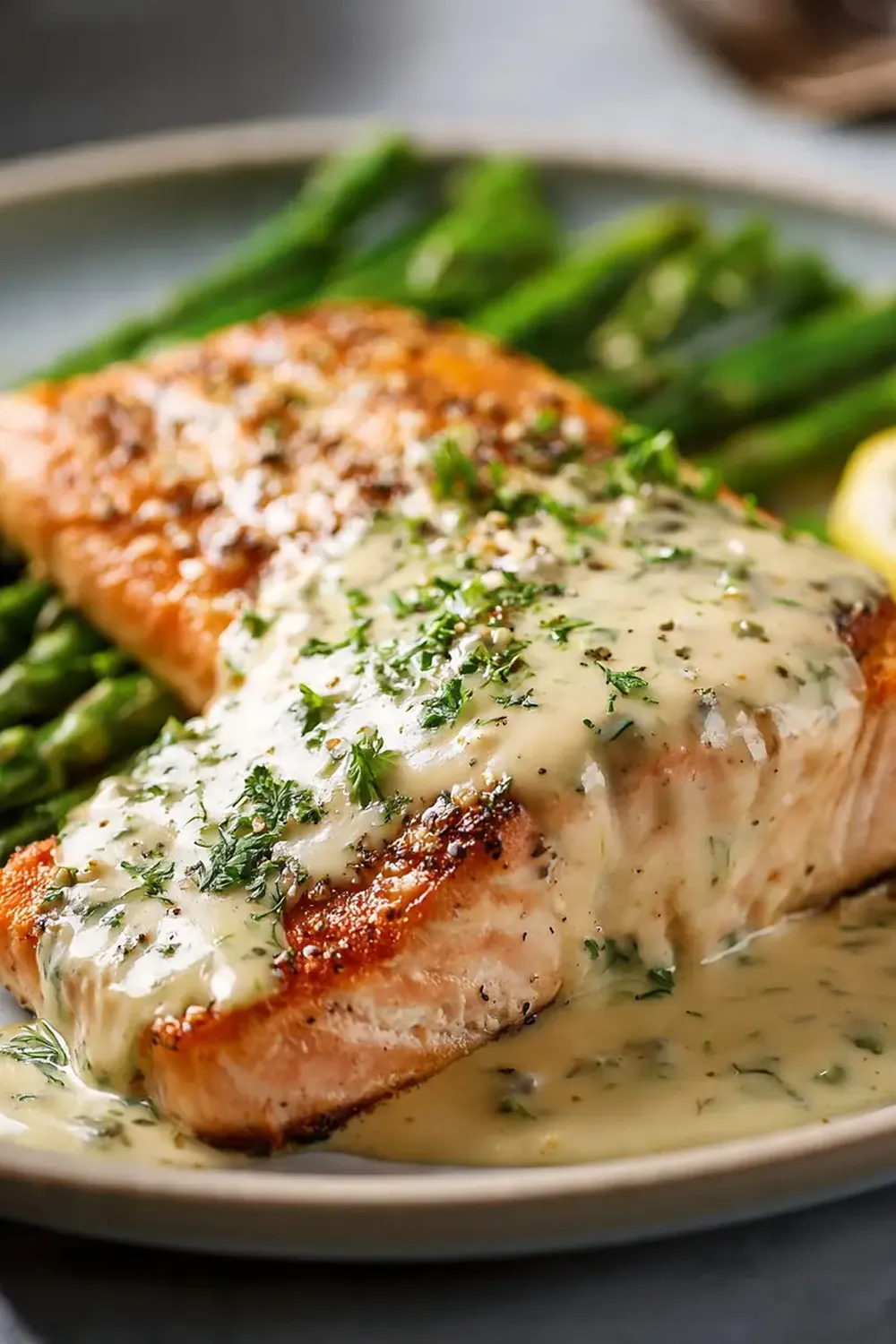 Creamy Baked Salmon Recipe