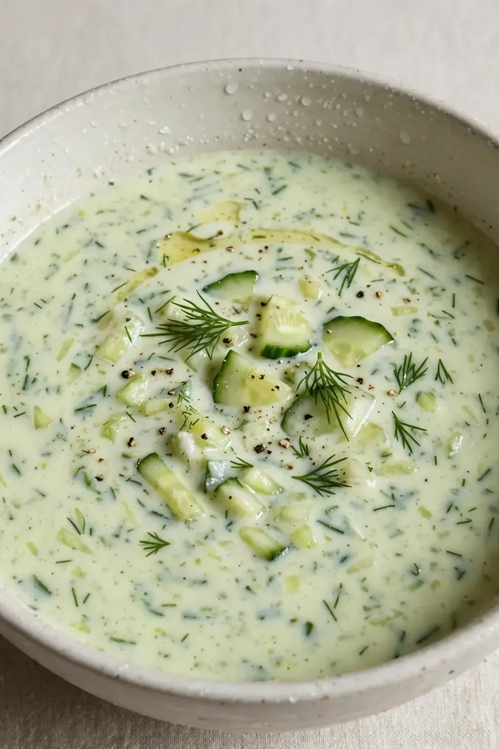 kalte joghurt gurken suppe