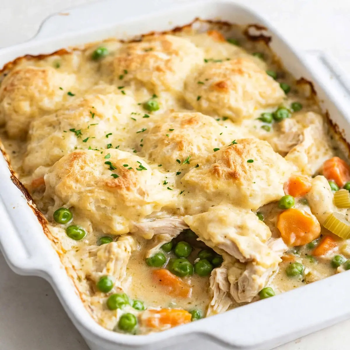 Hausgemachter Chicken and Dumpling Casserole für 1,50 € pro Portion