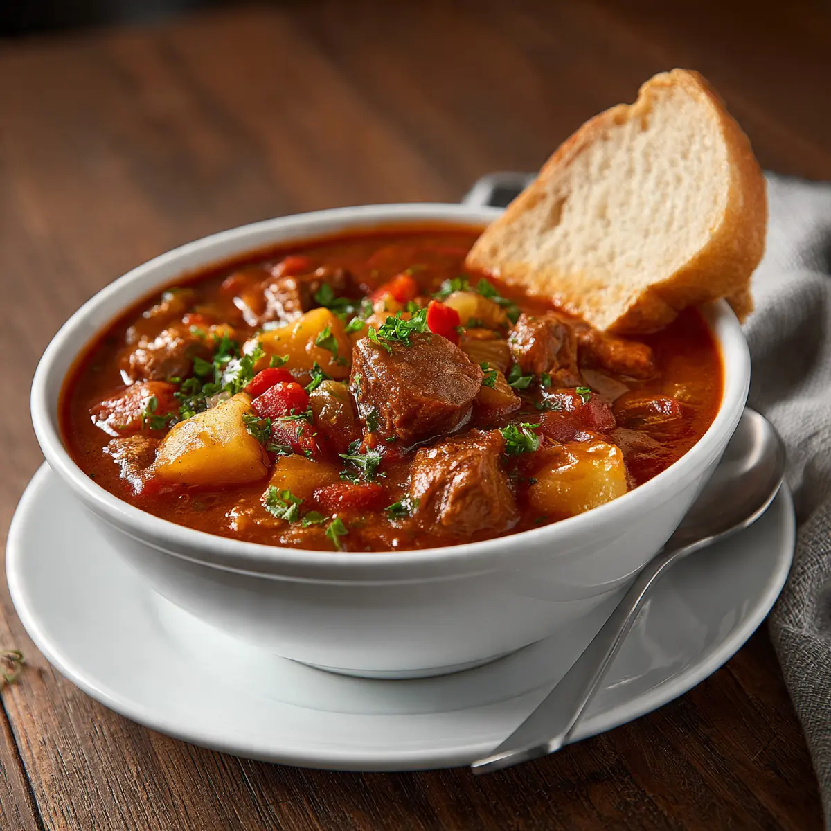 Herzhafte Gulaschsuppe