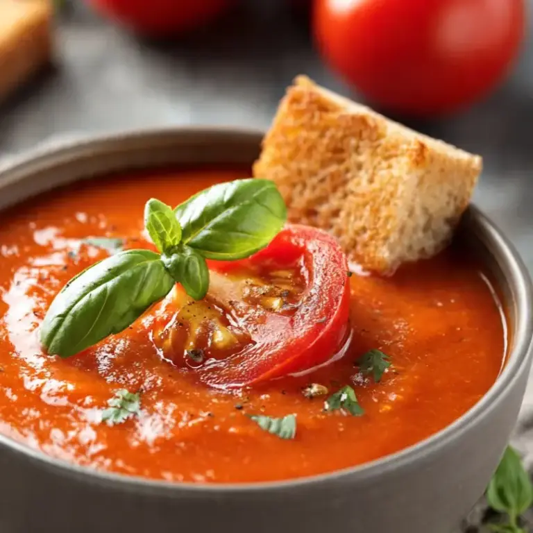 Herzhafte Tomatensuppe