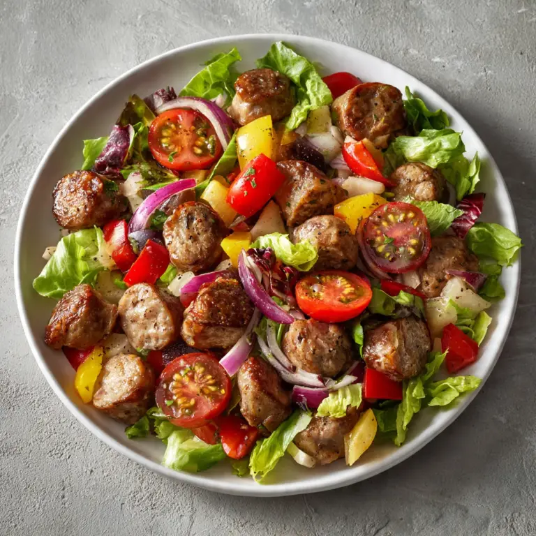 Klassischer Wurstsalat