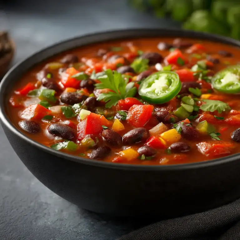 Klassisches vegetarisches Chili