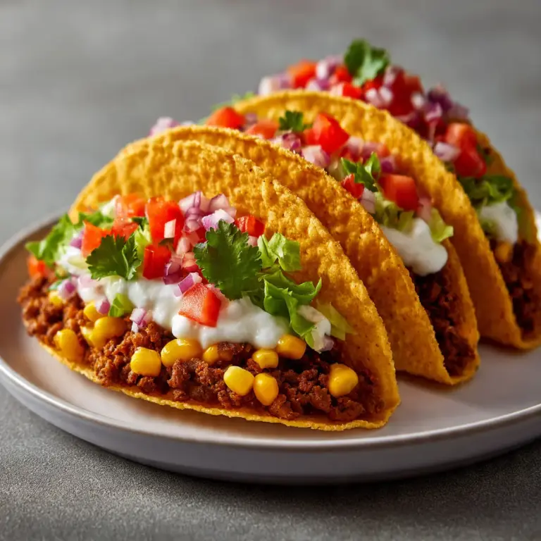 Knusprige Tacos – einfaches Rezept