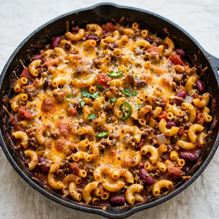 One-Pan Chili Mac Bake: Budget Meal Prep für 2 Euro