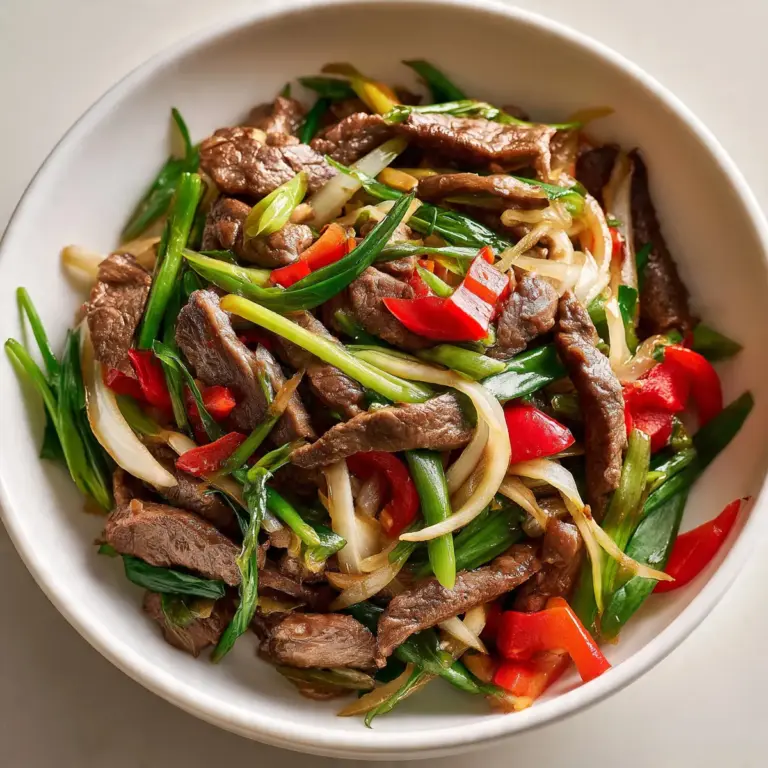 Perfekt geschnittenes Fleisch für den Stir Fry