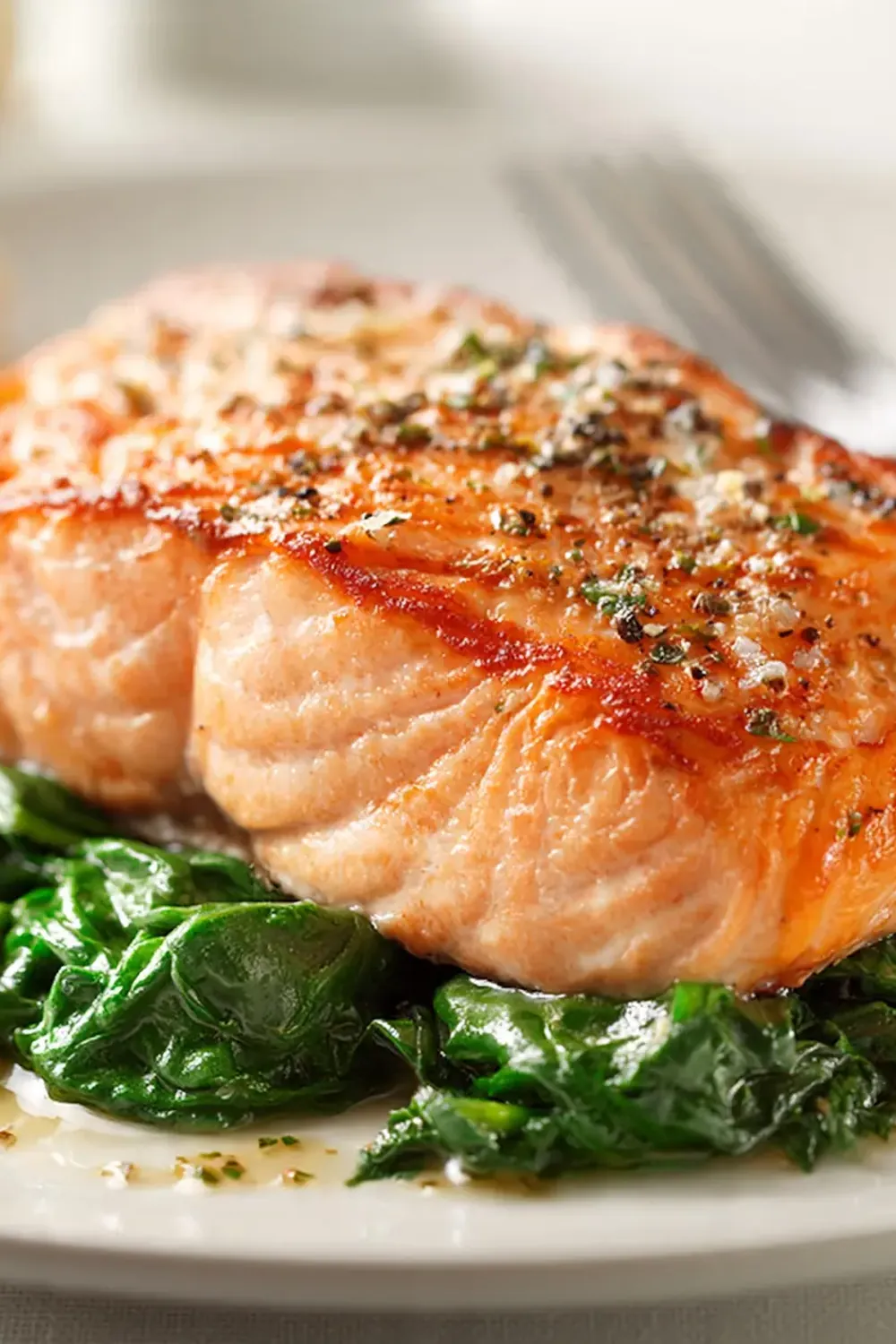 Perfect Salmon With Spinach Recipe