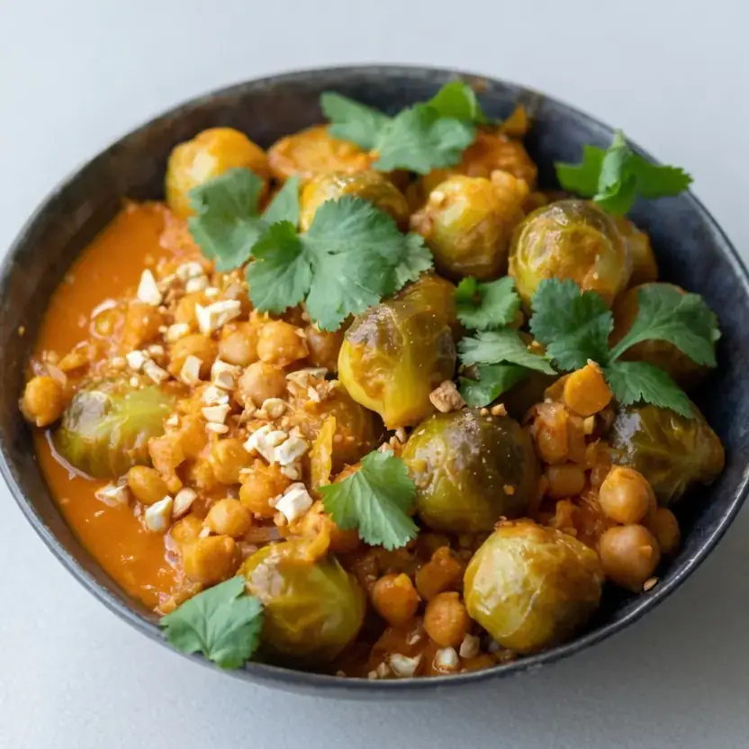Rosenkohl-Curry mit Kokosmilch