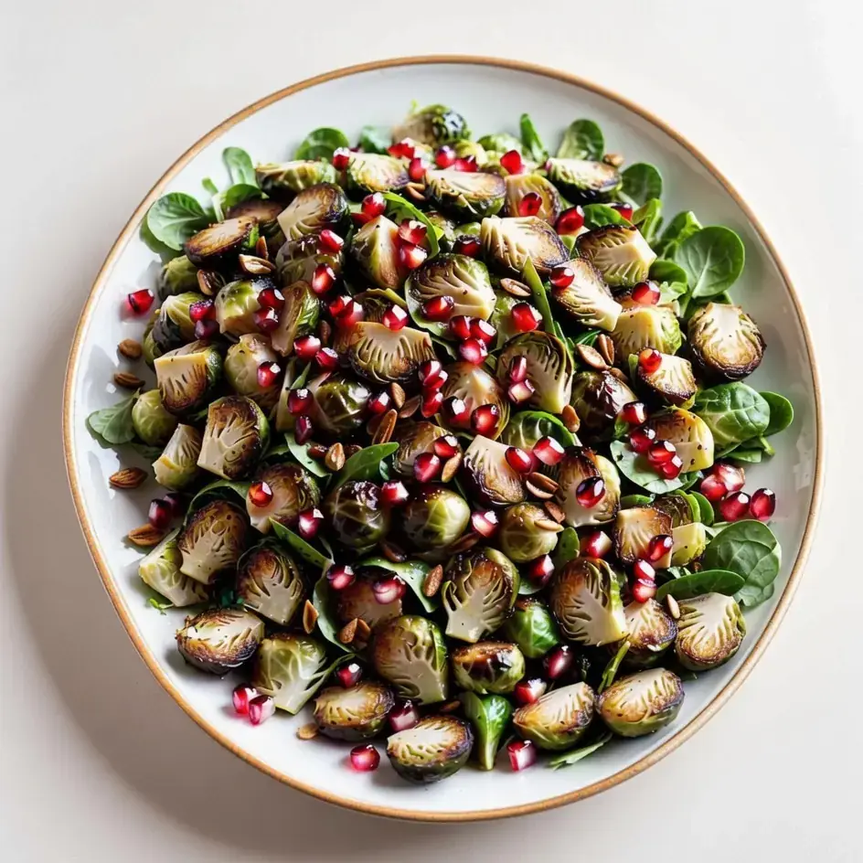 Rosenkohl-Salat mit Granatapfel