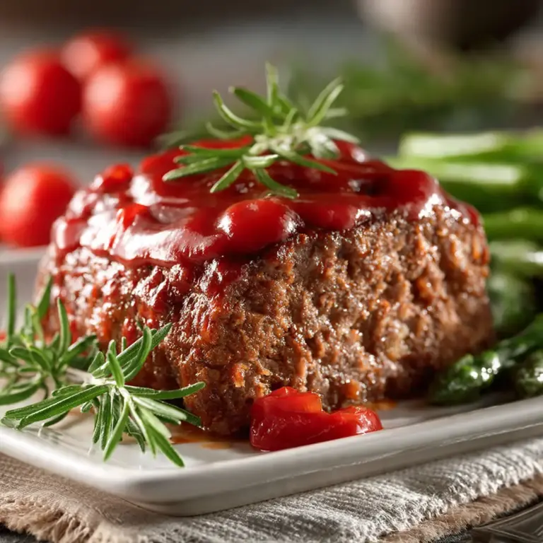 Selbstgemachter Hackbraten – Saftig & aromatisch