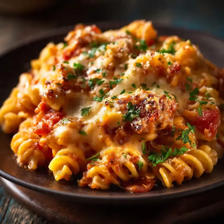 Selbstgemachter Pasta-Auflauf