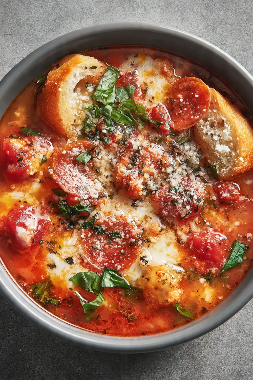Traditional Pizza Soup Recipe