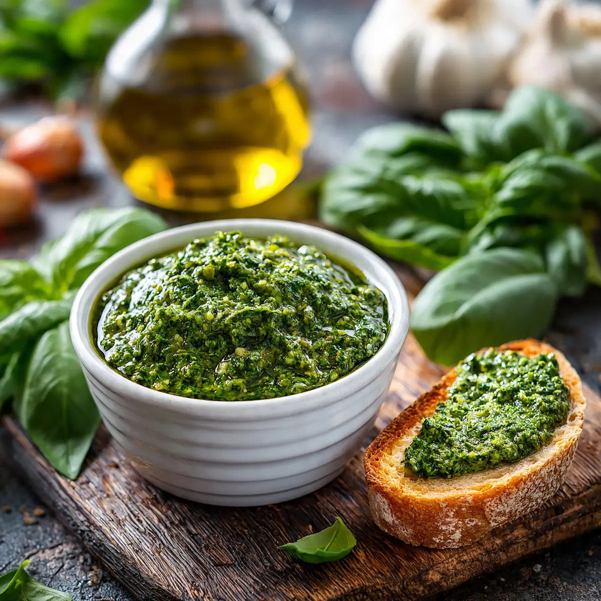 Traditionelles Basilikum-Pesto – selbst gemacht