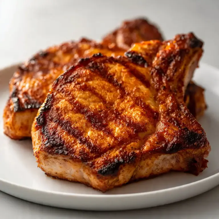Ultimatives Smoked Pork Chops Rezept