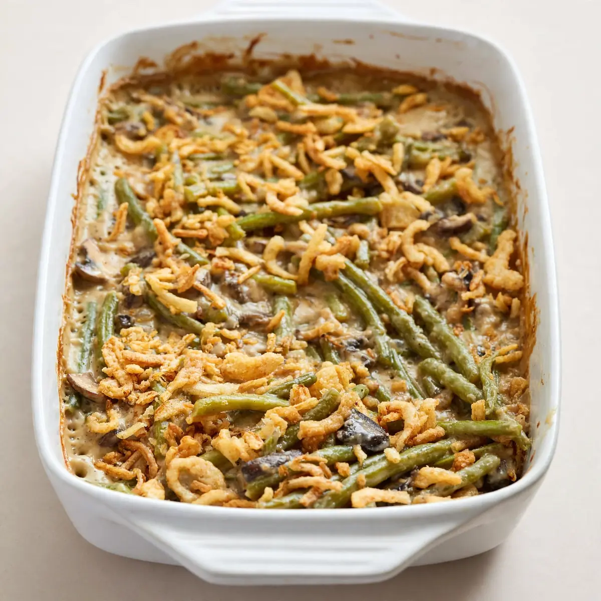 Vegane Grüne Bohnen Casserole: Günstiges Batch-Kochen