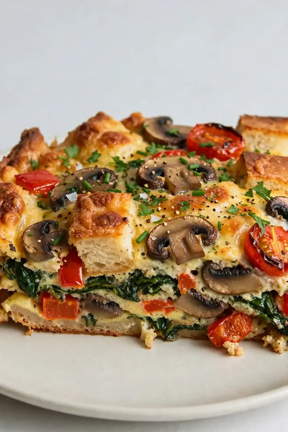 vegetarian breakfast strata recipe