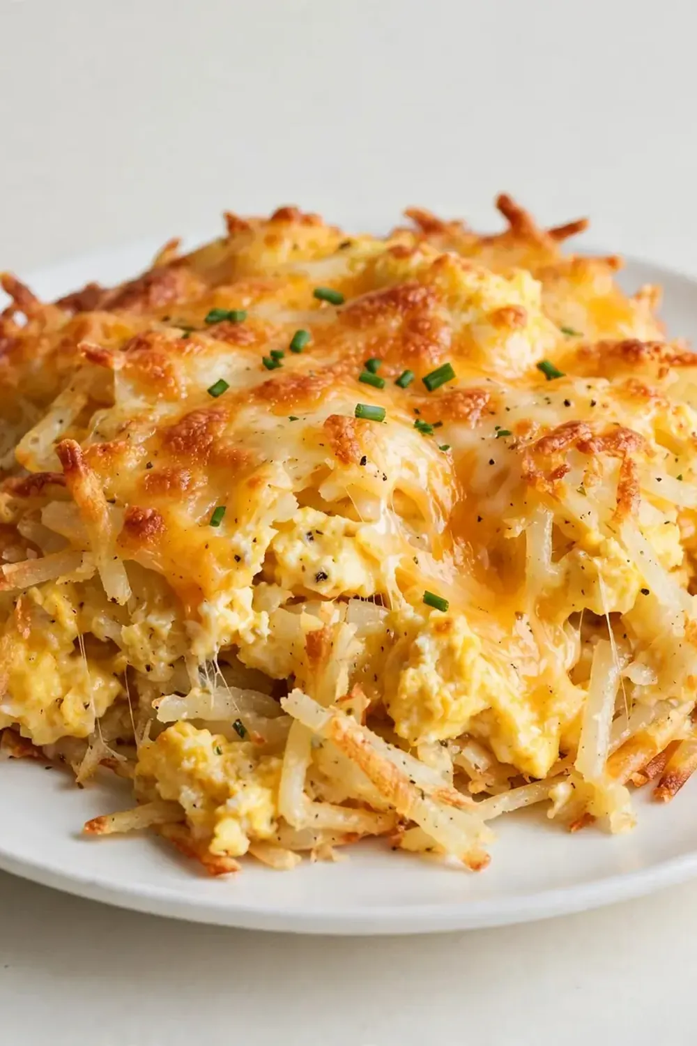 cheesy hash brown egg bake