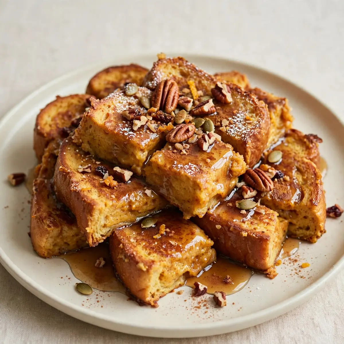 Schnelles Familien-Dinner: Kürbisgewürz Overnight French Toast