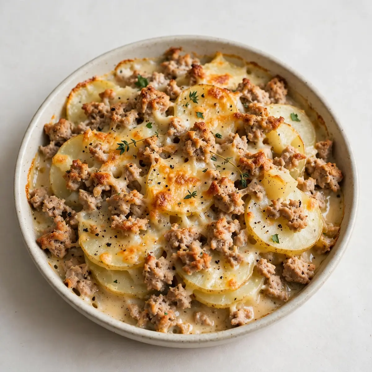 Schnelles Hackfleisch-Kartoffelgratin Für Familien